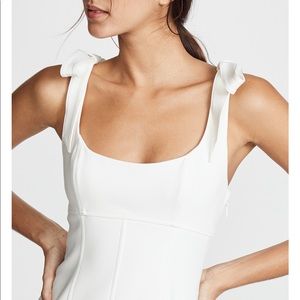 White cocktail dress